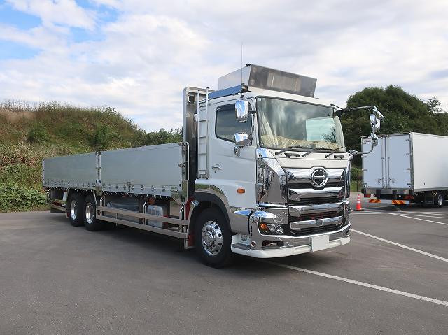 中古トラック 日野 プロフィア 大型平ボディアルミブロック