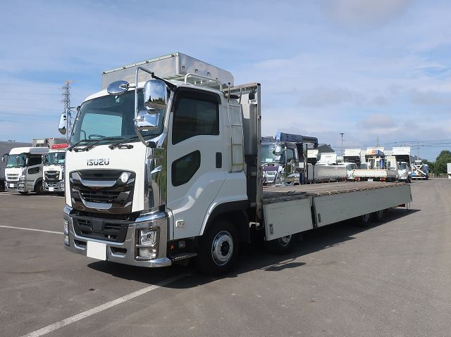 中古トラック いすゞ  ギガ 平ボディアルミブロック