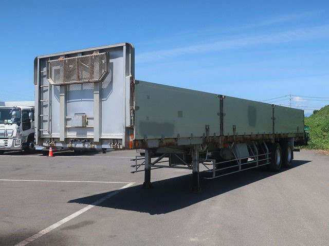 [Vehicle for Lease Rental Only] 1999 Nippon Fruehauf 2-Axle Aluminum Block Flatbed Trailer, Maximum Load Capacity 21.5t