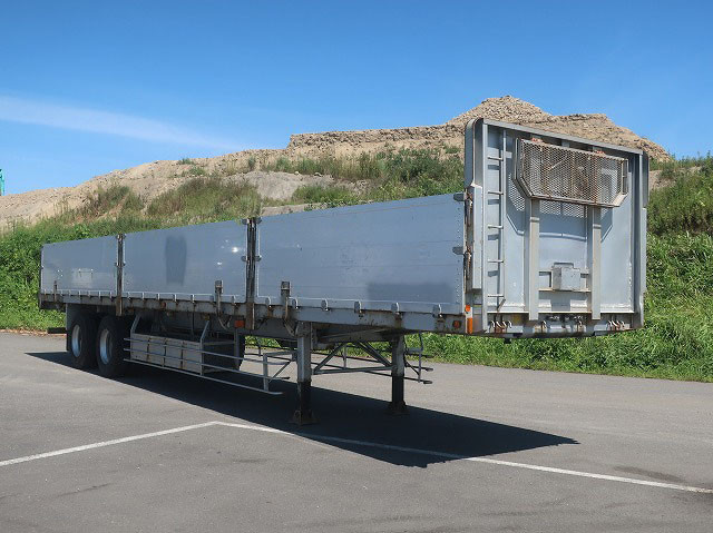 中古トラック 日本フルハーフアルミブロック平トレーラー ＃2