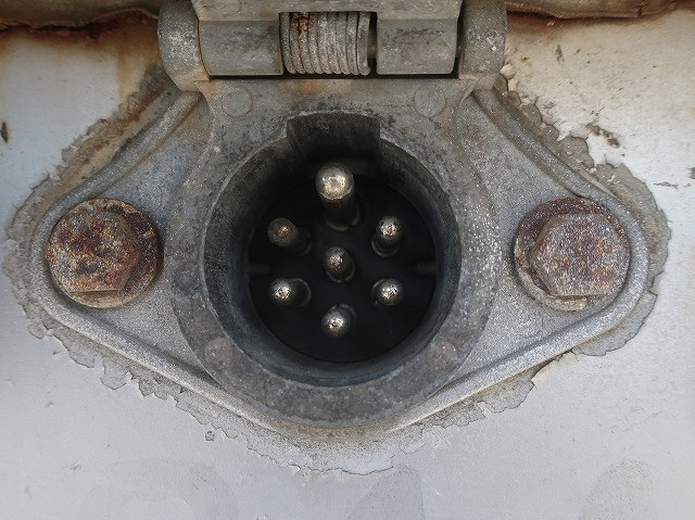 中古トラック 日本フルハーフアルミブロック平トレーラー ＃14