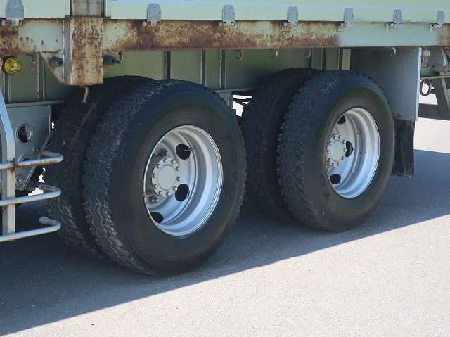 中古トラック 日本フルハーフアルミブロック平トレーラー ＃17