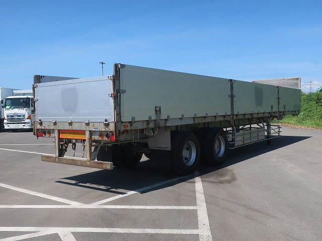中古トラック 日本フルハーフアルミブロック平トレーラー ＃3