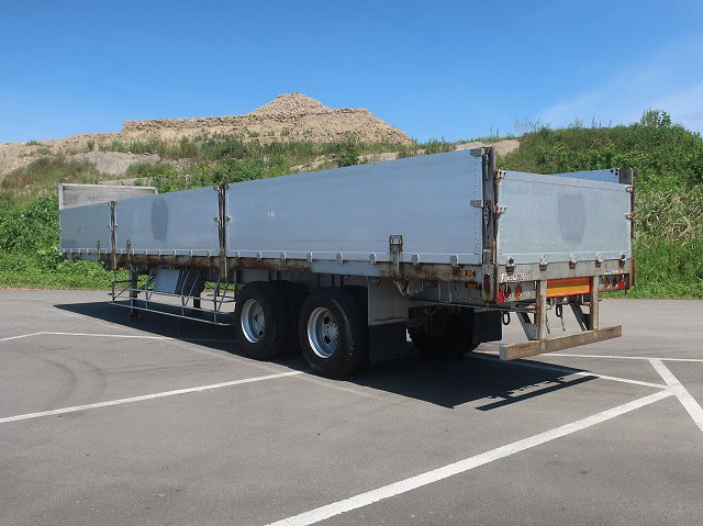 中古トラック 日本フルハーフアルミブロック平トレーラー ＃4