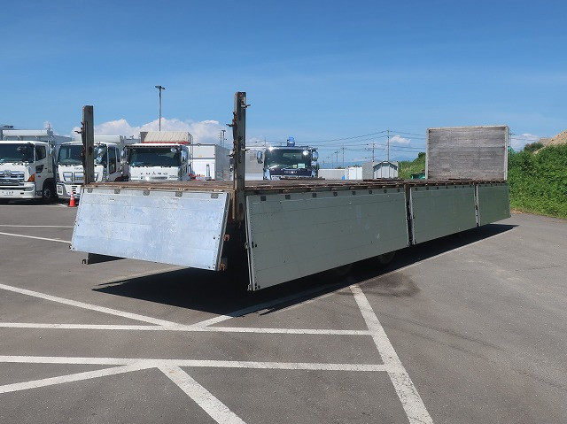 中古トラック 日本フルハーフアルミブロック平トレーラー ＃6