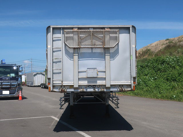 中古トラック 日本フルハーフアルミブロック平トレーラー ＃7