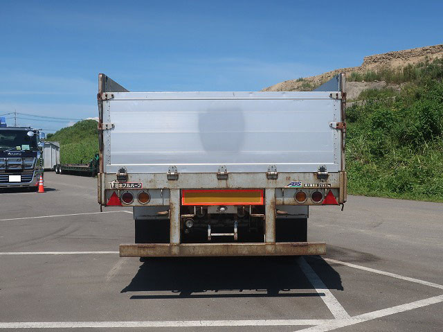 中古トラック 日本フルハーフアルミブロック平トレーラー ＃9