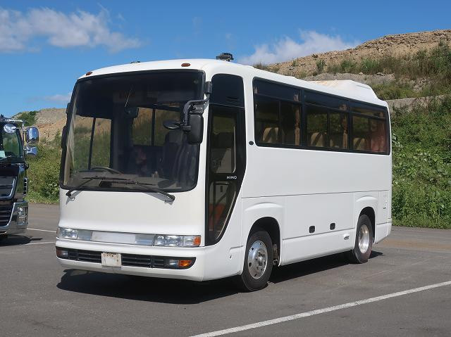 2001 Hino Melpha Microbus, 27-passenger, Salon-style, 6-row moquette seats with reclining function 