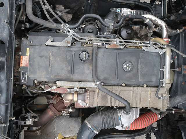 中古トラック 三菱ふそうクレーン付セルフローダー ＃14