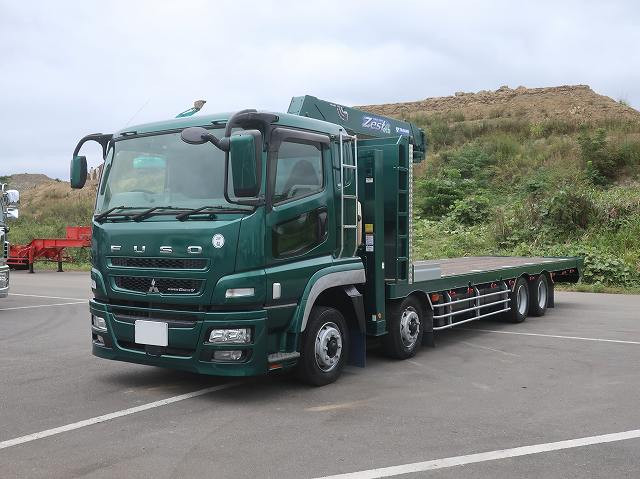 中古トラック 三菱ふそうクレーン付セルフローダー ＃6