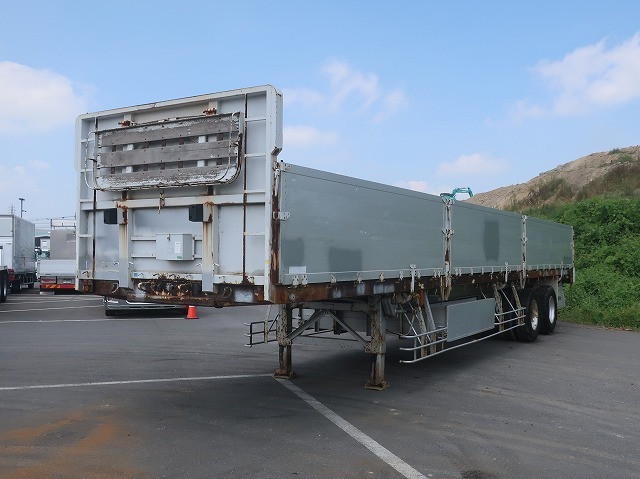 [Vehicle for lease rental only] 2002 Tokyu 2-axle aluminum block flatbed trailer, maximum load capacity 21.3 tons