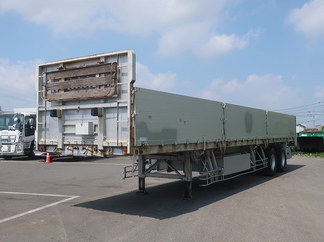 [Vehicle for lease rental only] 2002 Tokyu 2-axle aluminum block flatbed trailer, maximum load capacity 21.3 tons