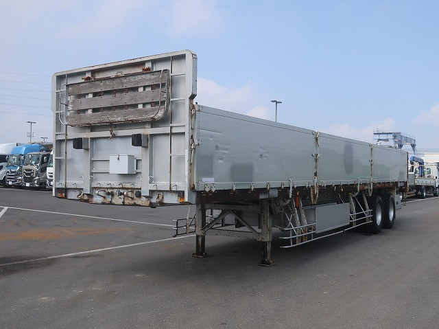 [Vehicle for lease rental only] 2002 Tokyu 2-axle aluminum block flatbed trailer, maximum load capacity 21.3 tons