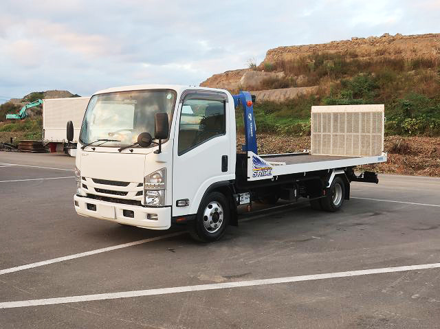 中古トラック いすゞ エルフ 小型セーフティーローダー（車載車）