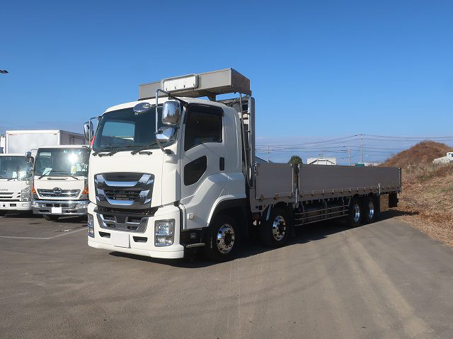2018 Isuzu Giga Large Flat Body Aluminum Block 9600 Body 4-Axle Low Floor Retarder 380 HP ★Rakunori Pack Installed!★