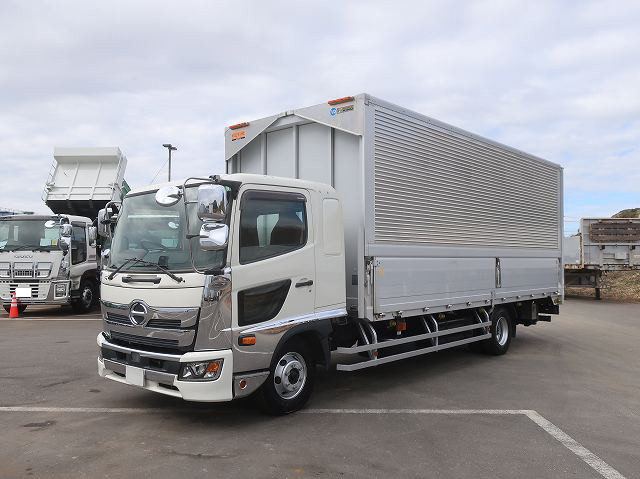 [Vehicle for lease rental only] 2018 Hino Ranger Medium-sized Aluminum Wing 6200 Wide Combination Gate Rear Air Suspension ★Raku-Nori Pack installed!★
