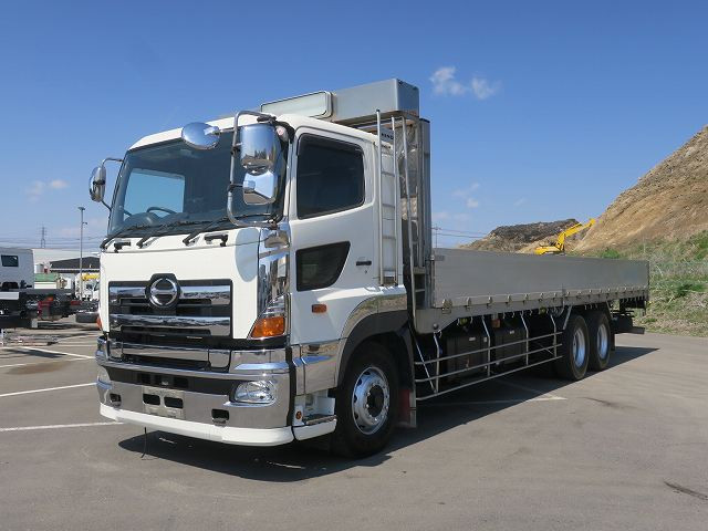 2012 Hino Profia Large Flatbed Aluminum Block 9500 Body High Floor 3-Axle 380 HP ★Pre-inspection included/Immediate delivery OK!★