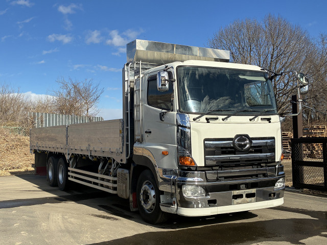 中古トラック 日野 プロフィア 大型平ボディアルミブロック