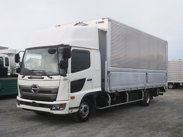 【リースレンタル専用車両】令和2年式 日野 レンジャー 中型アルミウィング 6300ワイド コンビゲート 後輪エアサス ハイルーフ 240馬力 
