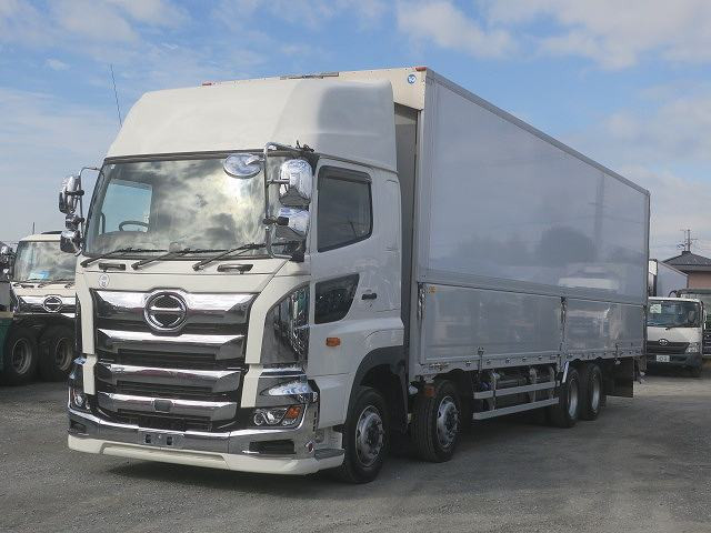 [Lease Rental Vehicle] 2019 Hino Profia, Large Aluminum Wing, 4-Axle Low-Floor, High Roof, Retarder, 380 HP ★Safety Inspection Package Installed!★