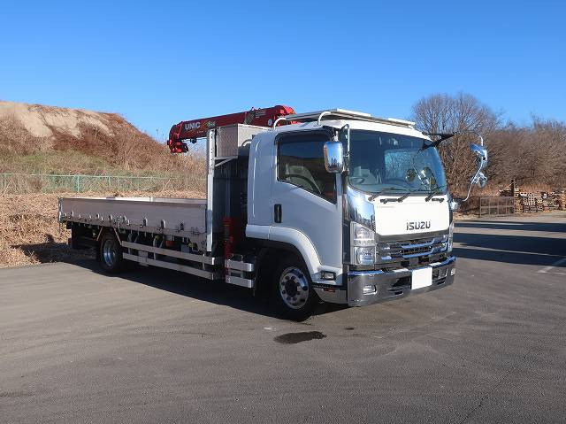 中古トラック いすゞクレーン付平ボディ ＃2