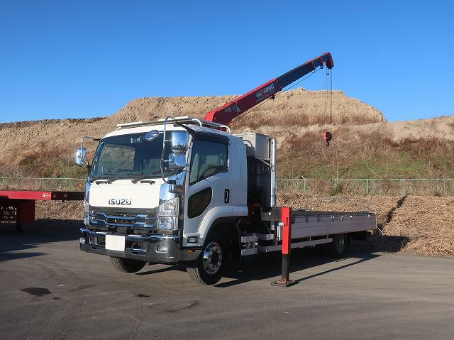 中古トラック いすゞクレーン付平ボディ ＃5