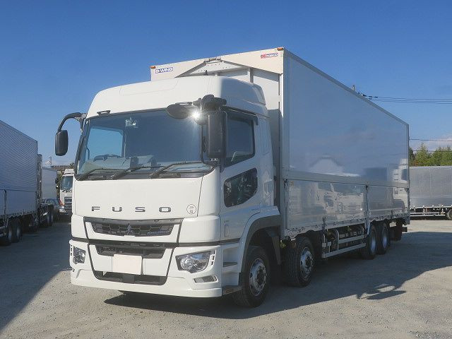 [Vehicle for lease rental only] 2020 Mitsubishi Fuso Super Grade, large aluminum wing, 4-axle low-floor, high roof, Jolder 4-row, 394 horsepower. ★Safety inspection package installed!★