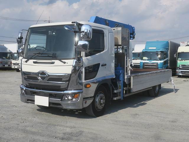 中古トラック 日野クレーン付平ボディ ＃5