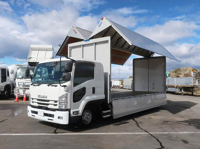中古トラック いすゞ フォワード 中型アルミウィング