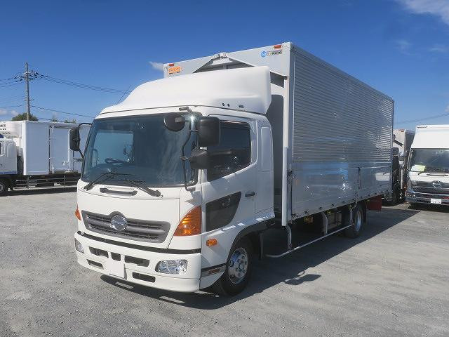 【リースレンタル専用車両】平成29年式 日野 レンジャー 中型アルミウィング 6200ワイド 240馬力★楽のりパック施工済み!★