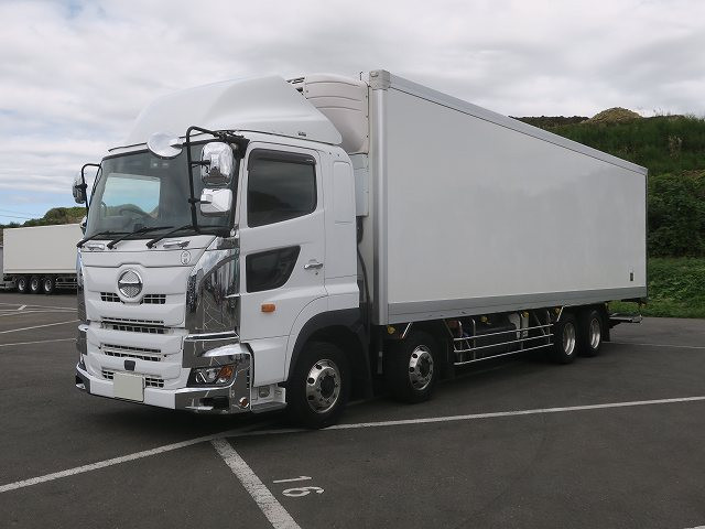 [Vehicle for lease rental only] 2020 Hino Profia Large Refrigerated Van with 4-axle low-floor storage, Topre-made -30-degree setting, all-wheel air suspension, retarder, and aluminum wheels. ★Raku-Nori Pack installed!★  