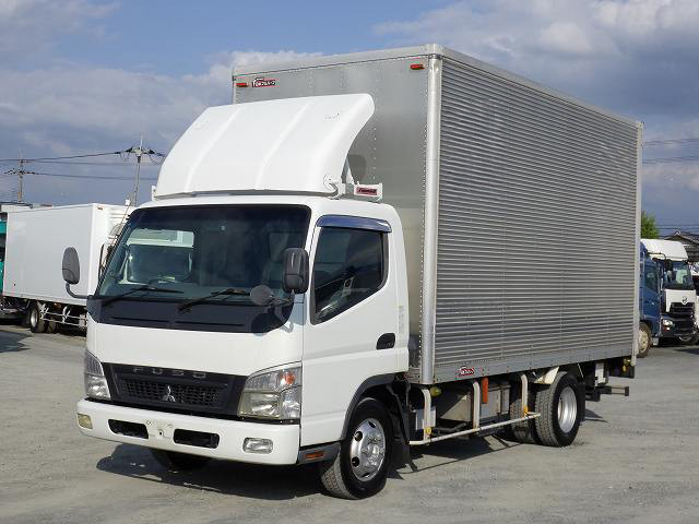 2007 Mitsubishi Fuso Canter Compact Aluminum Van, 2.8-ton capacity, Wide & Long, 245cm interior height, Combination Gate, Fully Low-profile Floor, Two-Tier Lashing Rails [Semi-Medium-Duty License Compatible (Excluding 5-ton Limited License)]