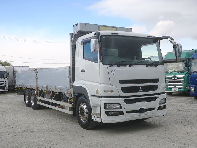 中古トラック 三菱ふそう スーパーグレート 大型平ボディアルミブロック