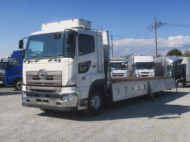 中古トラック 日野 プロフィア 大型平ボディアルミブロック