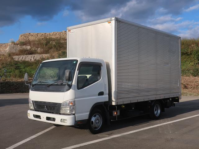2007 Mitsubishi Fuso Canter 2-ton Aluminum Van, Wide Long, 248cm Interior Height, Combination Gate, Two-Tier Lashing Rails, 150 HP [Semi-Medium-Duty License Qualified (Excluding 5-ton Limited Vehicles)]