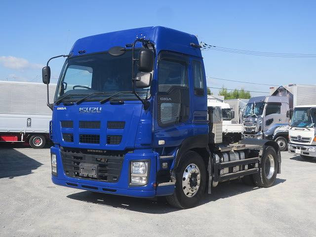 平成25年式 いすゞ ギガ トラクタヘッド 第五輪荷重9.8t スライドカプラ 420馬力 ハイルーフ アルミホイール ★メーター実走行約61万km★