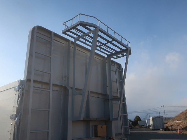 中古トラック トレクスアルミブロック平トレーラー ＃24