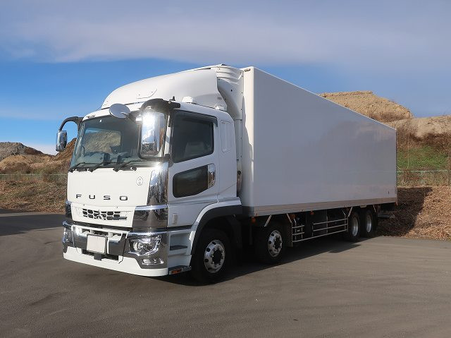 [Vehicle for lease rental only] 2020 Mitsubishi Fuso Super Grade Large Refrigerated Van, 4-axle low-floor storage PG, -30-degree setting, 4-row jolder, all-wheel air suspension. ★Raku-Nori Pack installed!★