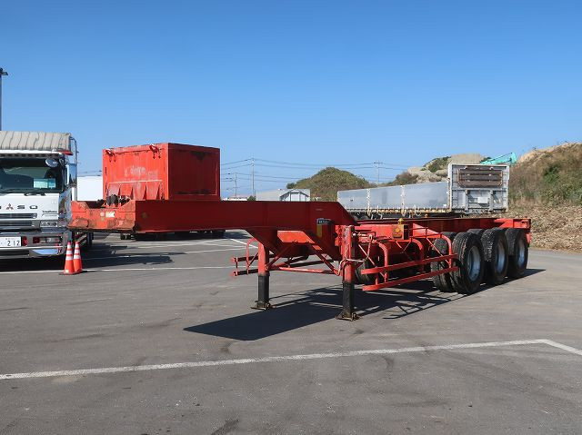 中古トレーラー 日本フルハーフ 3軸 20FT 海コンシャーシ