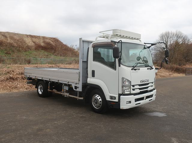 中古トラック いすゞ フォワード 中型平ボディアルミブロック
