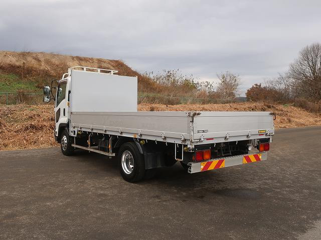 中古トラック いすゞ フォワード 中型平ボディアルミブロック