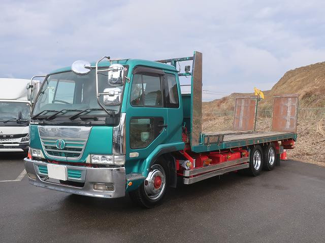[Vehicle for lease rental only] 2005 UD Trucks Condor Heavy-Duty Safety Loader, Interior Length 642cm, 9.6t Load Capacity, Fujita Winch, Automatic Walking, 270 HP ★Raku-Nori Pack Installed!★