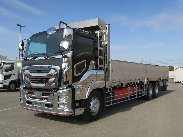 中古トラック いすゞ平ボディアルミブロック