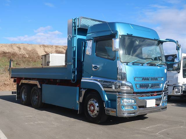 中古トラック 三菱ふそう スーパーグレード 22トンロングダンプ