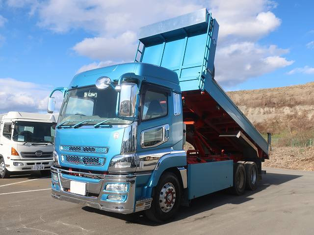 中古トラック 三菱ふそう スーパーグレード 22トンロングダンプ