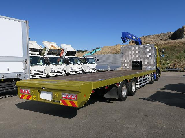 中古トラック 日野 プロフィア 大型クレーン付セルフローダー