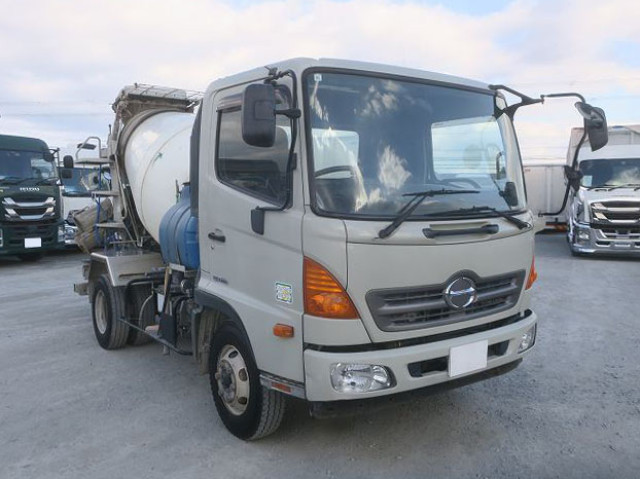 中古トラック 日野コンクリートミキサー車 ＃2