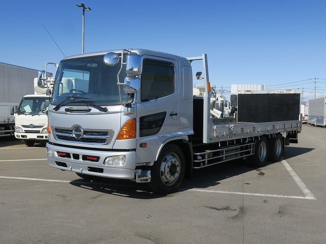2008 Hino Ranger Increased Tonnage Safety Loader, Interior Length 637cm, Load Capacity 10.2t, Hanamidai, Winch, Radio Control, Automatic Step, 270 HP, Retarder. ★Actual mileage approx. 500,000 km★