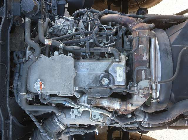 中古トラック 日野 レンジャー 増トンクレーン付平ボディアルミブロック