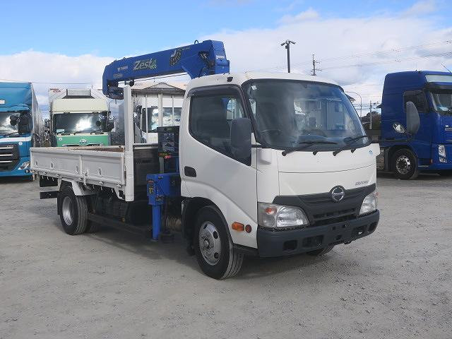 中古トラック 日野クレーン付平ボディ ＃2